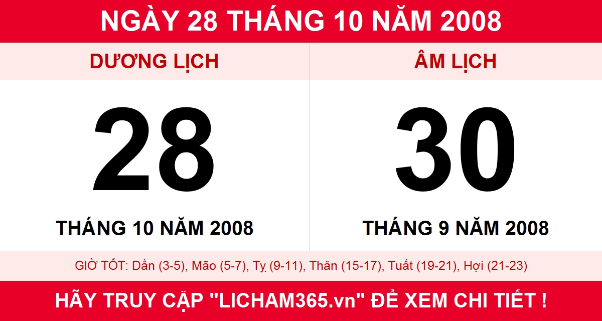 14 tháng 3 năm 2008 âm lịch là ngày nào